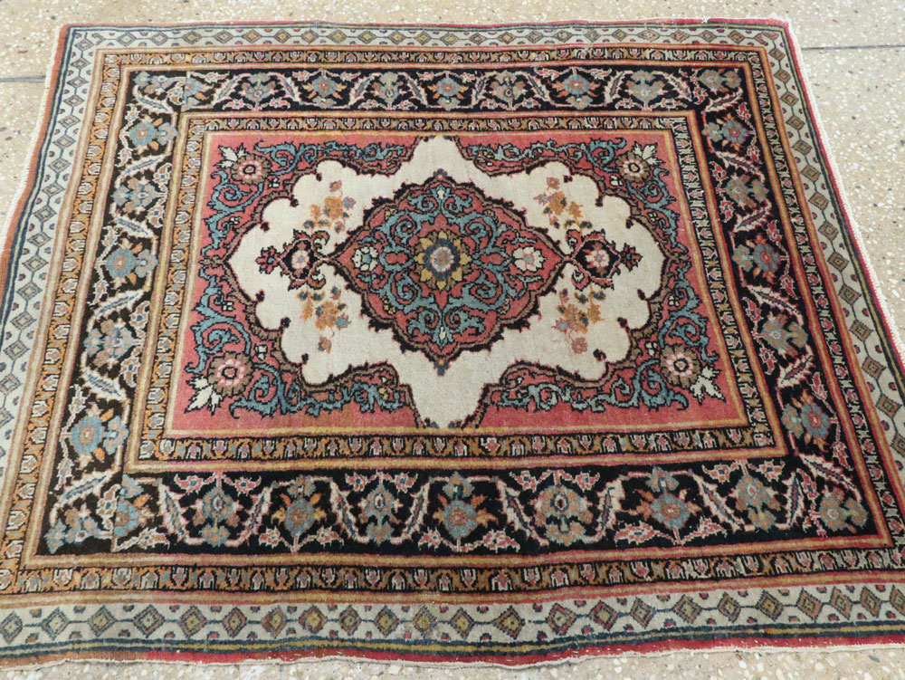 Antique Persian Tabriz Haji Jalili Rug (Pair: 1 of 2), No.20960 - Gsblank