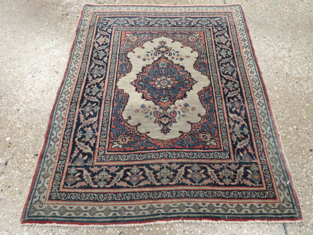 Antique Persian Tabriz Haji Jalili Rug (Pair: 2 of 2), No.20961 - Gsblank