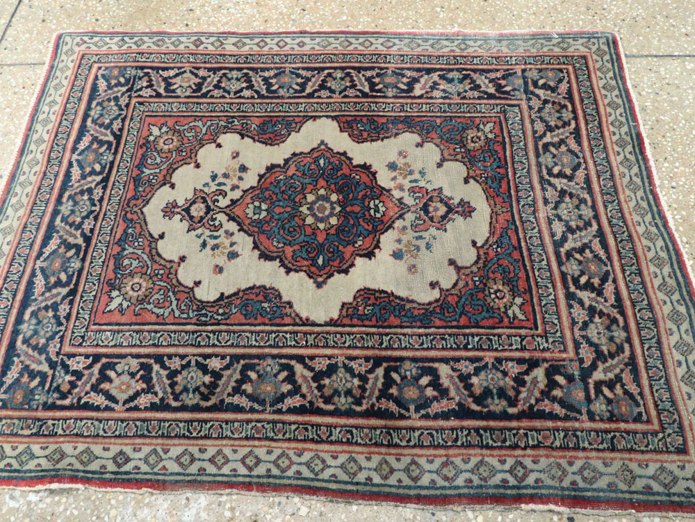 Antique Persian Tabriz Haji Jalili Rug (Pair: 2 of 2), No.20961 - Gsblank
