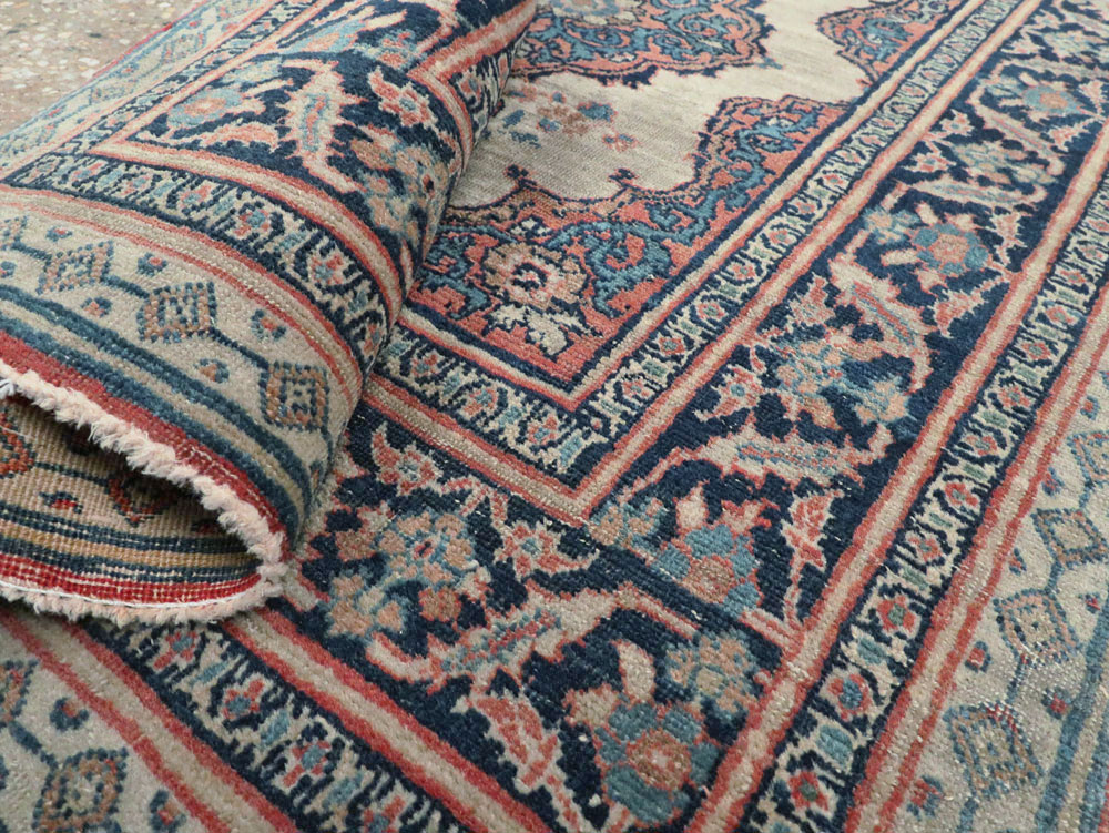 Antique Persian Tabriz Haji Jalili Rug (Pair: 2 of 2), No.20961 - Gsblank