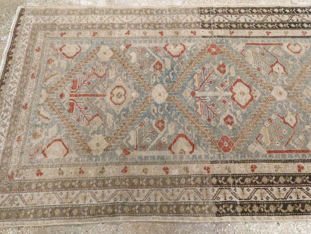 Vintage Persian Malayer Runner, No.20964 - Gsblank