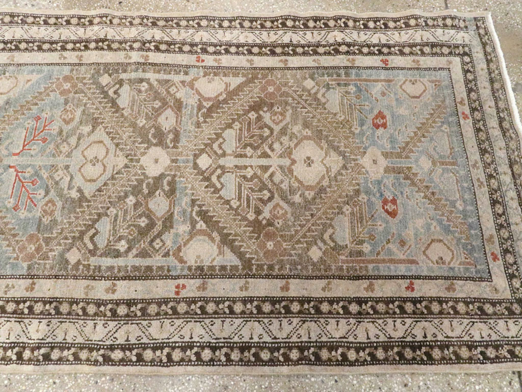Vintage Persian Malayer Runner, No.20964 - Gsblank