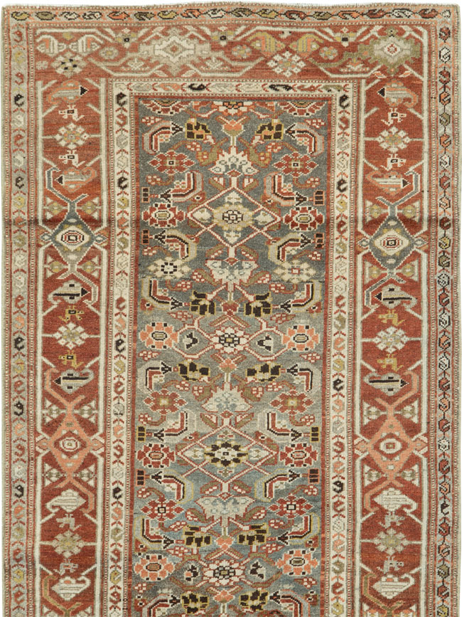 Vintage Persian Malayer Runner, No.20965 - Gsblank