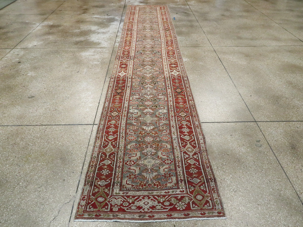 Vintage Persian Malayer Runner, No.20965 - Gsblank