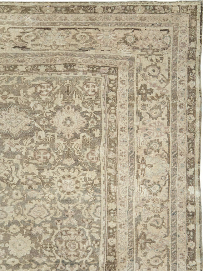 Vintage Persian Malayer Room Size Carpet, No.20971 - Gsblank