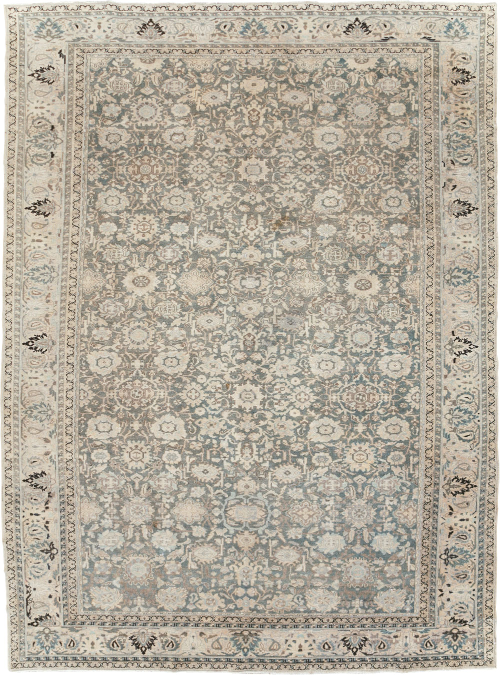 Vintage Persian Malayer Room Size Carpet, No.20972 - Gsblank