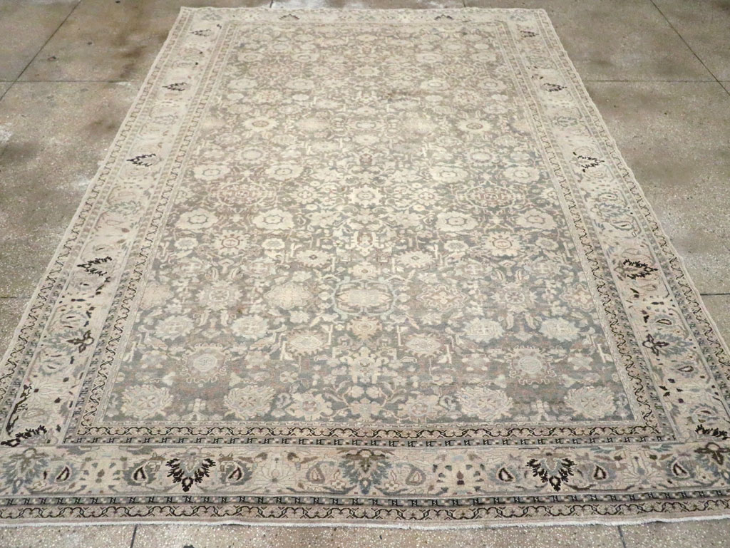 Vintage Persian Malayer Room Size Carpet, No.20972 - Gsblank