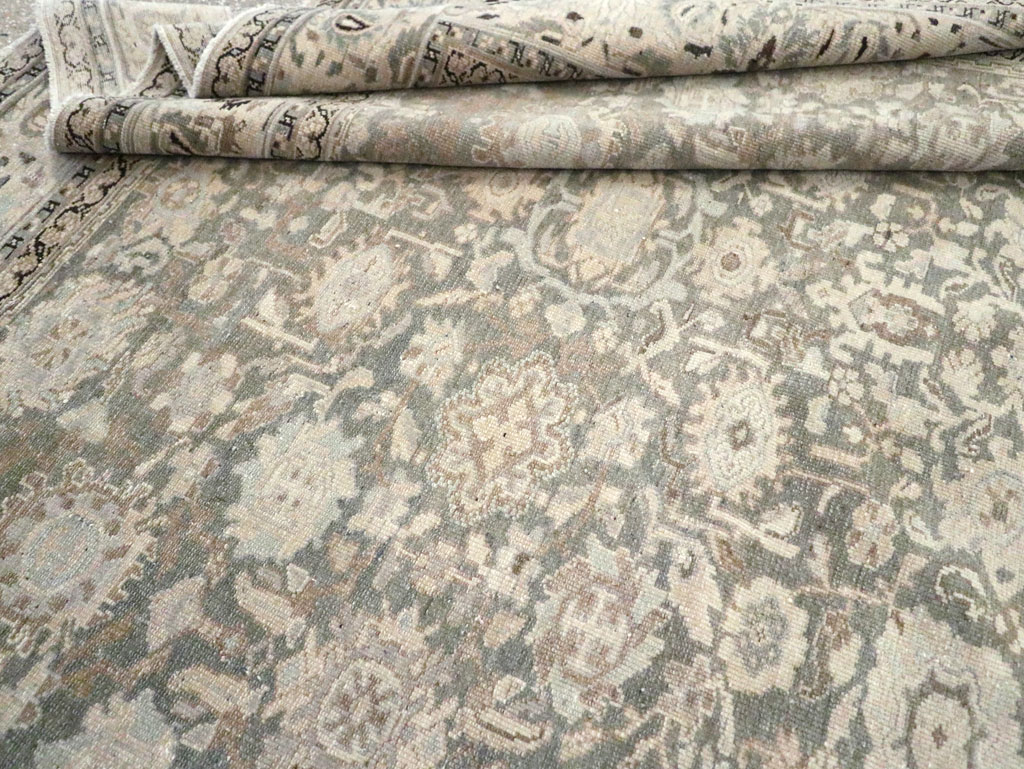 Vintage Persian Malayer Room Size Carpet, No.20972 - Gsblank