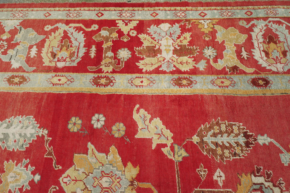 Antique Turkish Oushak Carpet, No.20984 - Gsblank