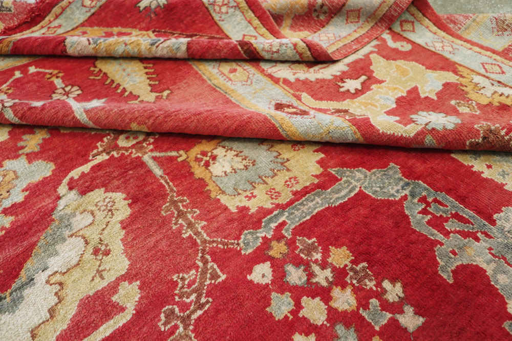 Antique Turkish Oushak Carpet, No.20984 - Gsblank