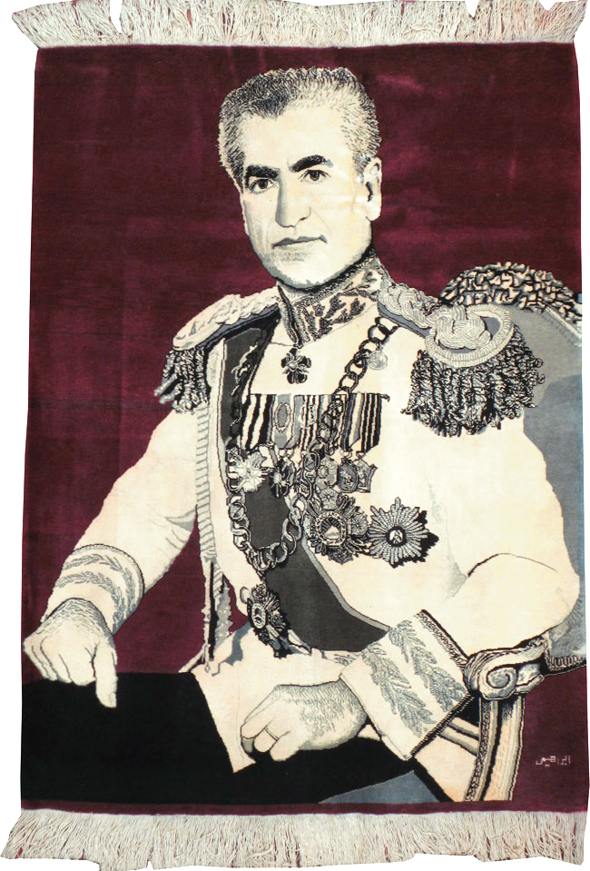 Vintage Persian Tabriz Pictorial Rug, No.21007 - Gsblank