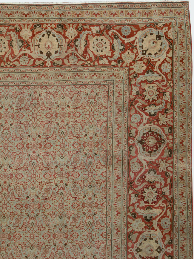 Antique Persian Tabriz Carpet, No.21012 - Gsblank