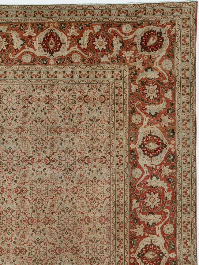 Antique Persian Tabriz Carpet, No.21012 - Gsblank