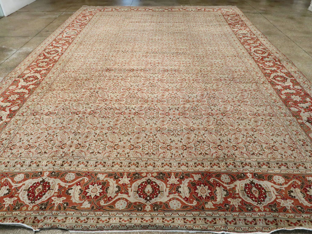 Antique Persian Tabriz Carpet, No.21012 - Gsblank