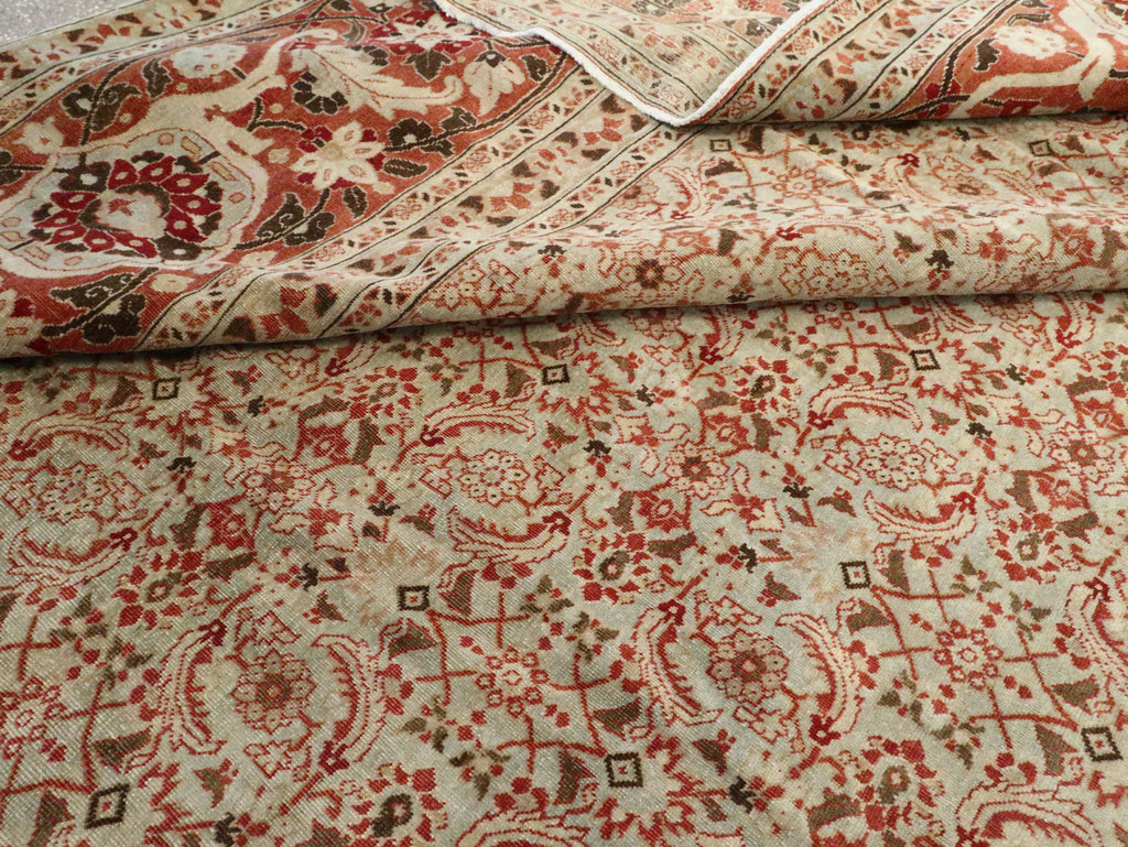 Antique Persian Tabriz Carpet, No.21012 - Gsblank