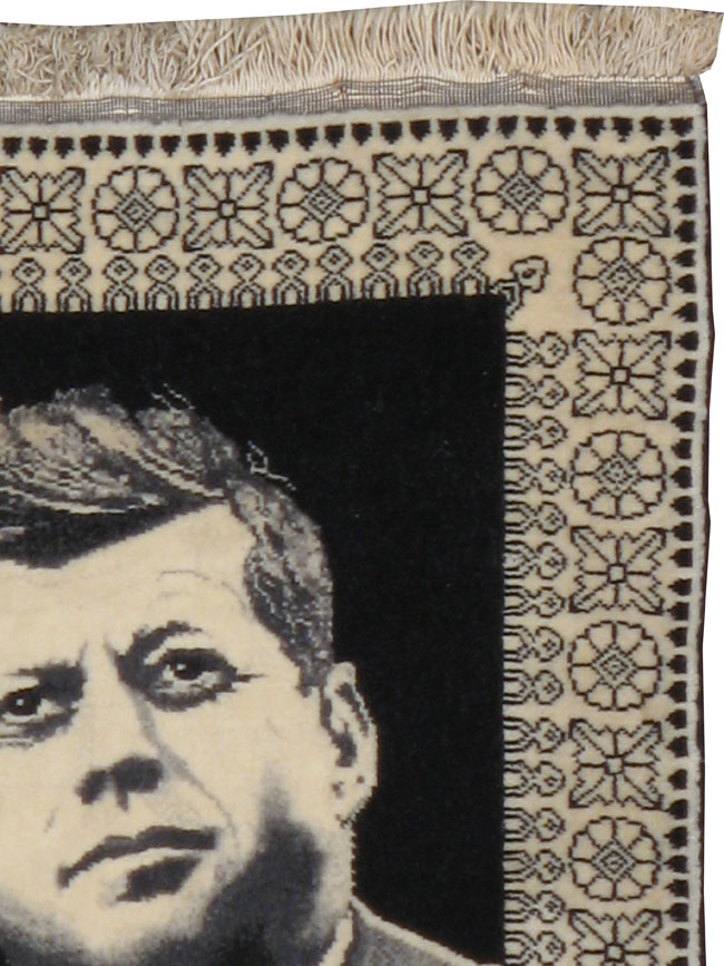 Vintage Persian Tabriz Pictorial Rug, No.21017 - Gsblank