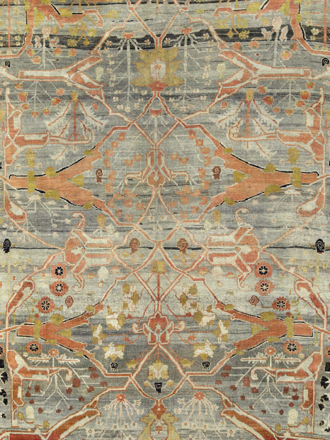 Antique Persian Bidjar Carpet, No.21029 - Gsblank
