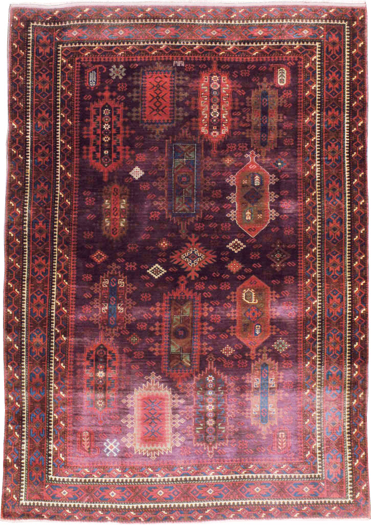 Vintage Indian Agra Carpet, No.21030 - Gsblank
