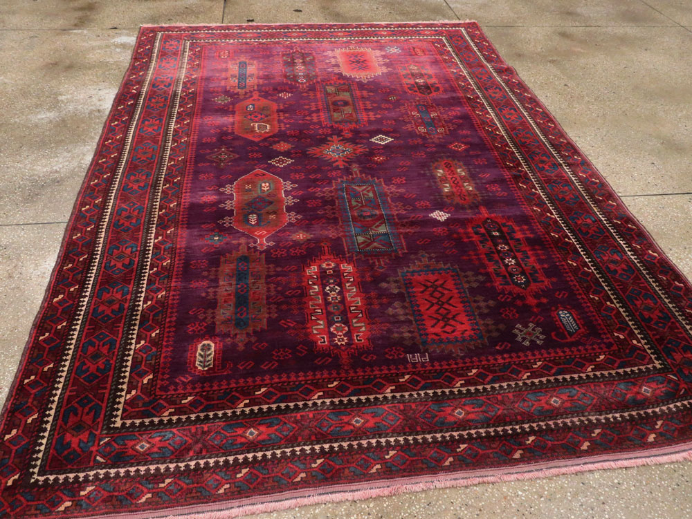 Vintage Indian Agra Carpet, No.21030 - Gsblank