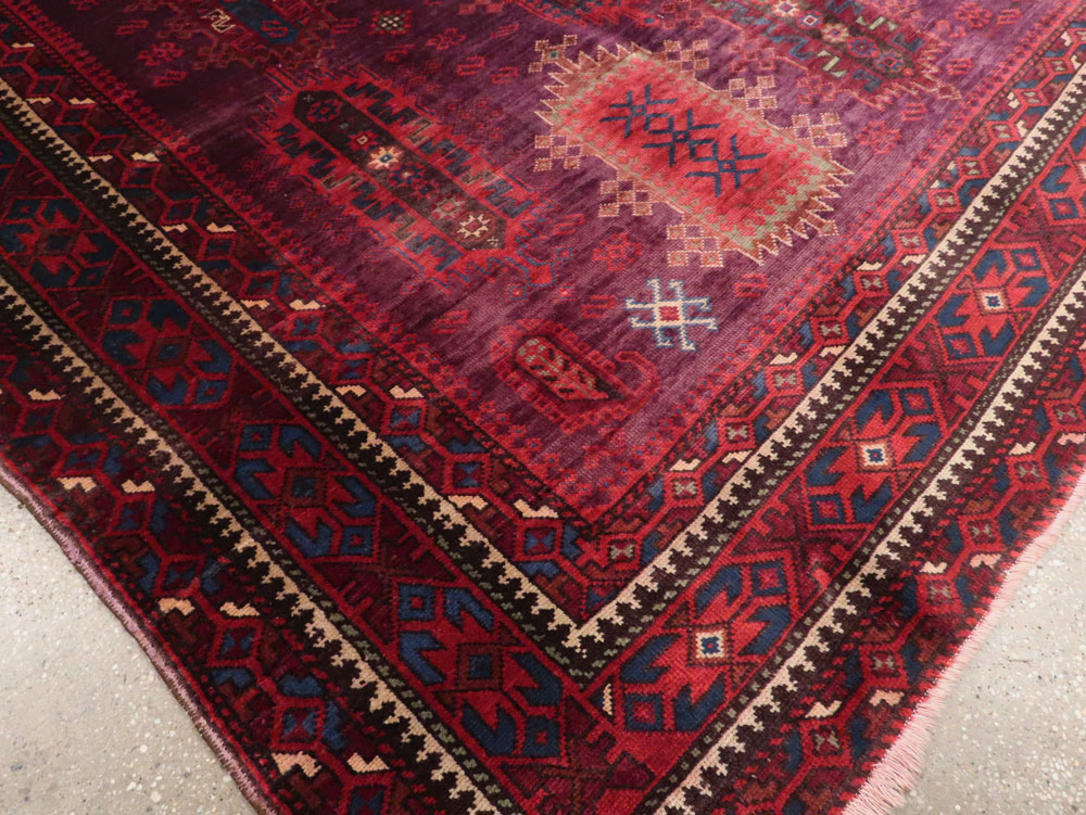 Vintage Indian Agra Carpet, No.21030 - Gsblank