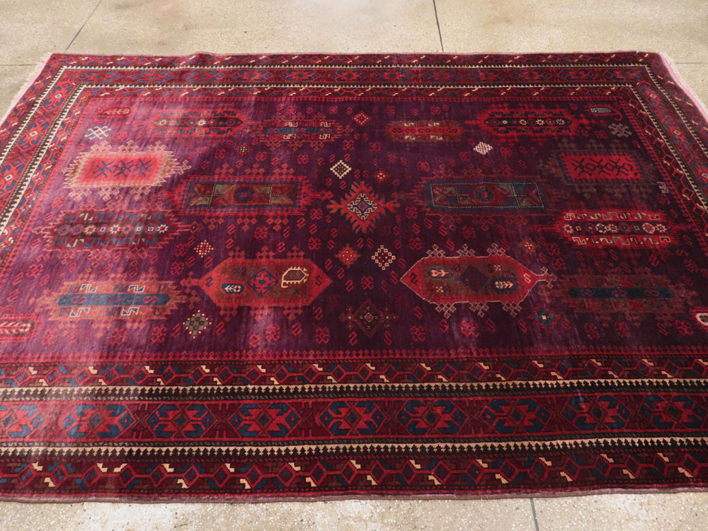 Vintage Indian Agra Carpet, No.21030 - Gsblank
