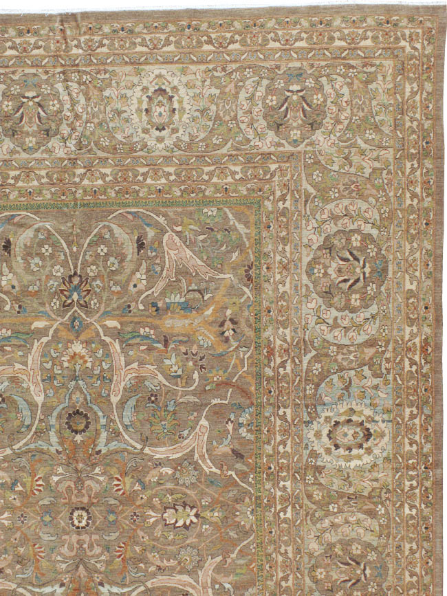 Contemporary Persian Tabriz Carpet, No.21031 - Gsblank
