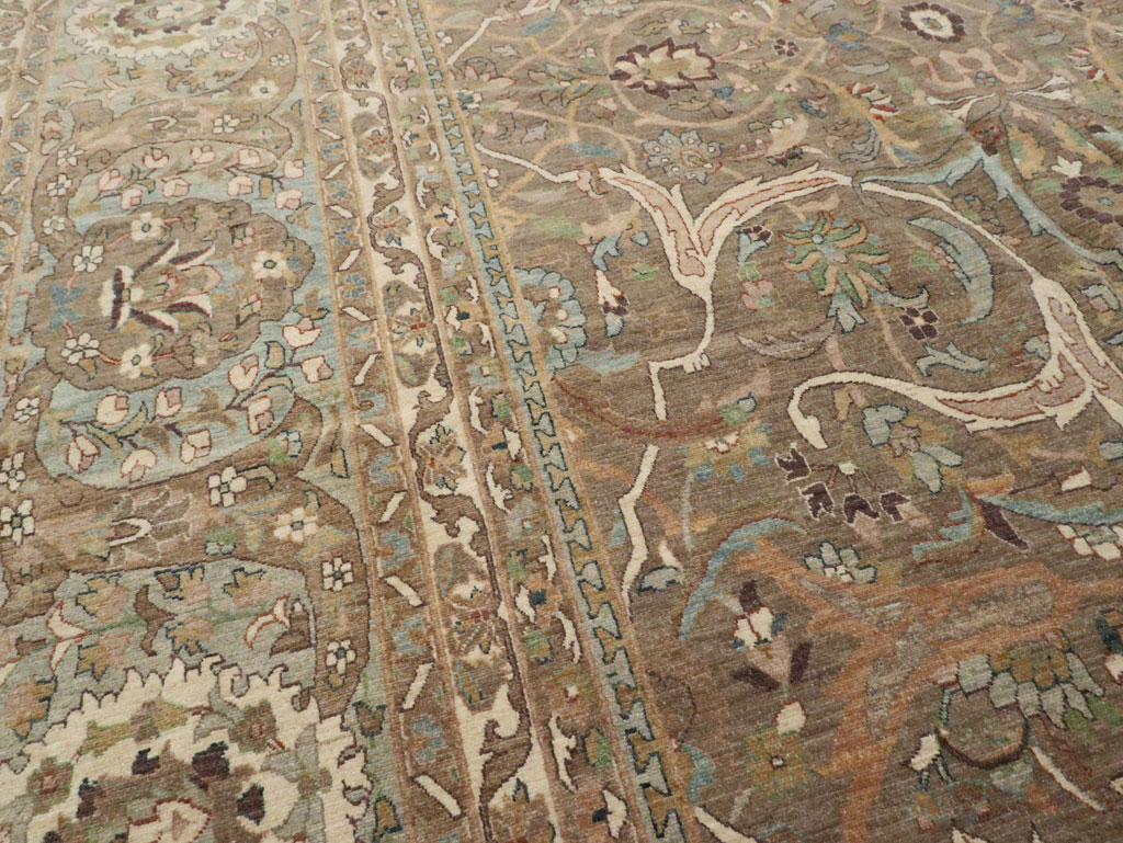 Contemporary Persian Tabriz Carpet, No.21031 - Gsblank