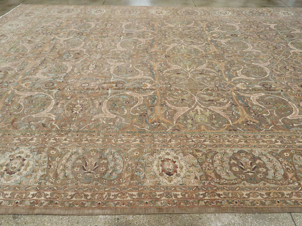 Contemporary Persian Tabriz Carpet, No.21031 - Gsblank
