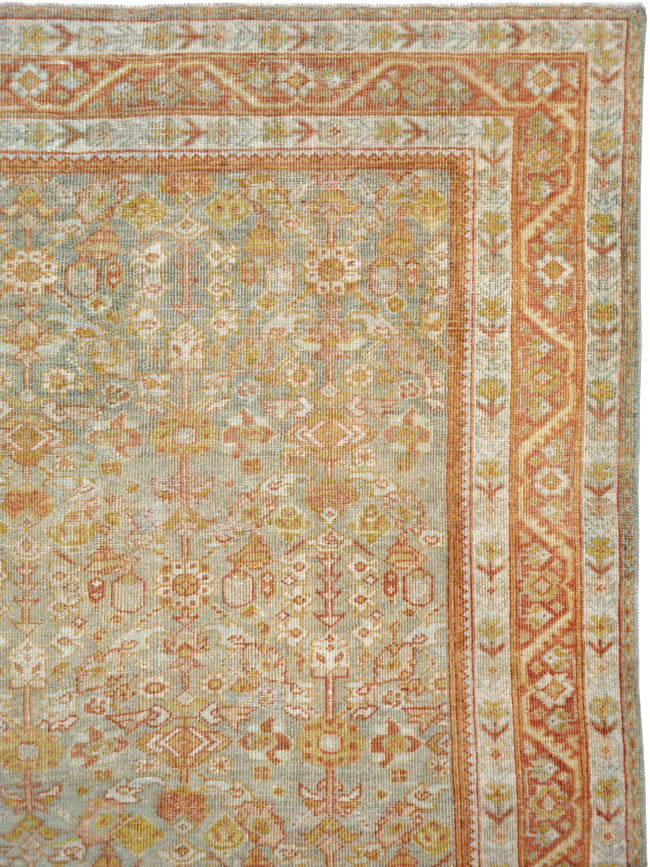 Antique Persian Mahal Gallery Carpet, No.21035 - Gsblank