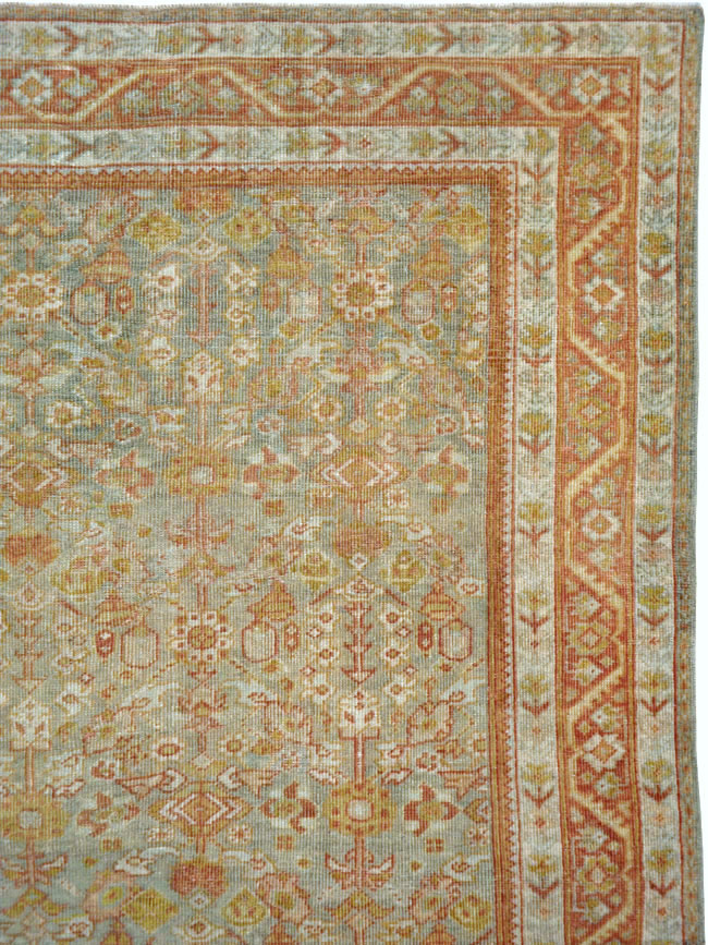 Antique Persian Mahal Gallery Carpet, No.21035 - Gsblank