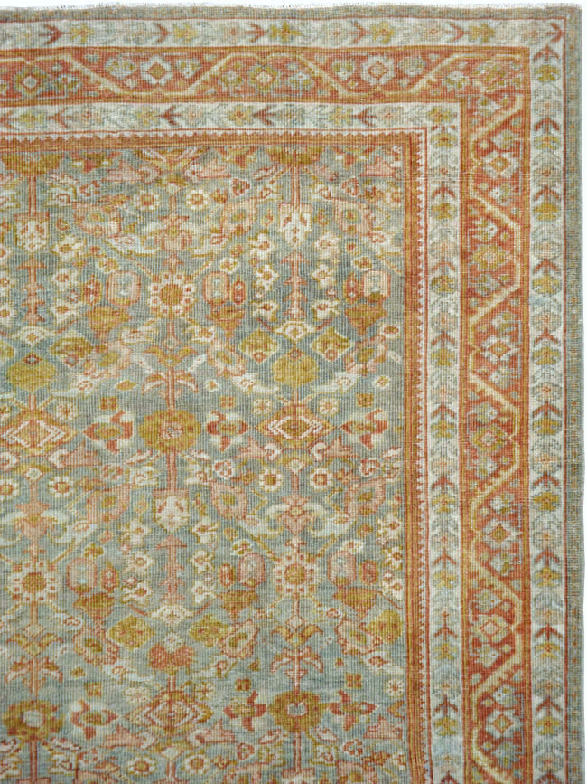 Antique Persian Mahal Gallery Carpet, No.21035 - Gsblank