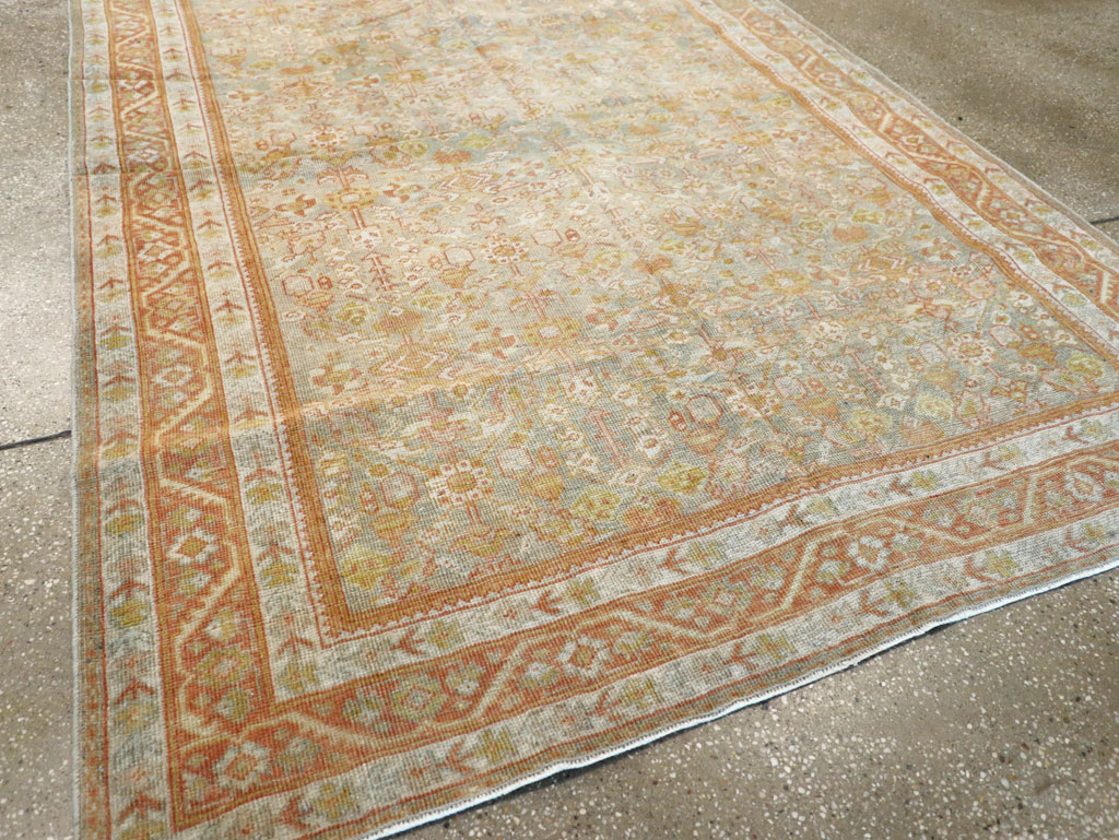 Antique Persian Mahal Gallery Carpet, No.21035 - Gsblank