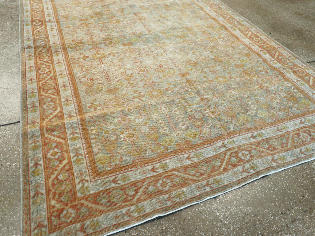 Antique Persian Mahal Gallery Carpet, No.21035 - Gsblank
