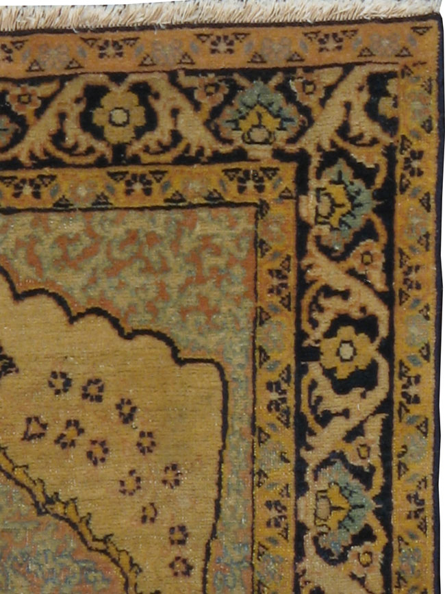 Antique Persian Tabriz Hagi Jalili Rug, No.21045 - Gsblank