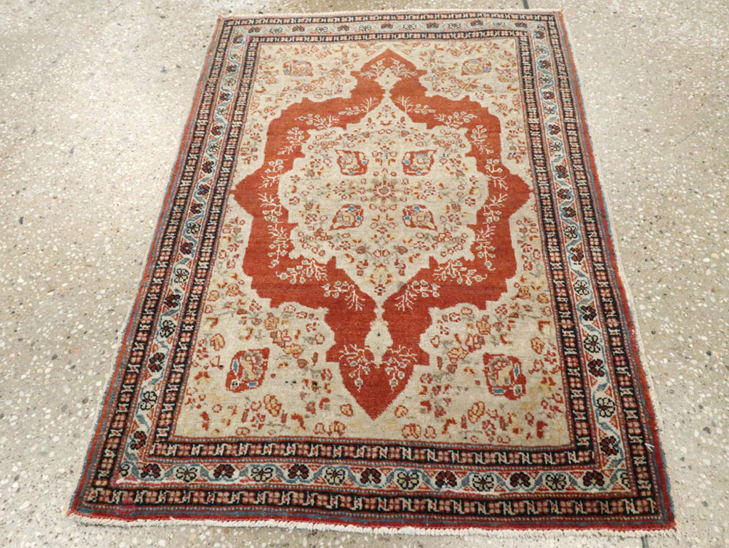Antique Persian Tabriz Hagi Jalili Rug, No.21046 - Gsblank