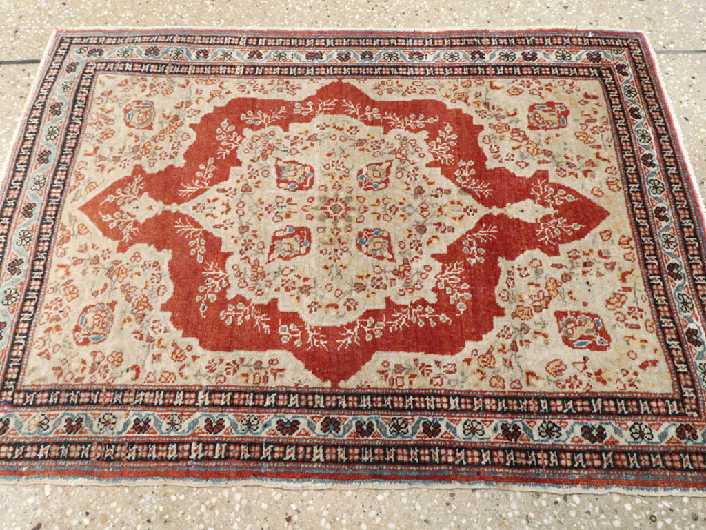 Antique Persian Tabriz Hagi Jalili Rug, No.21046 - Gsblank