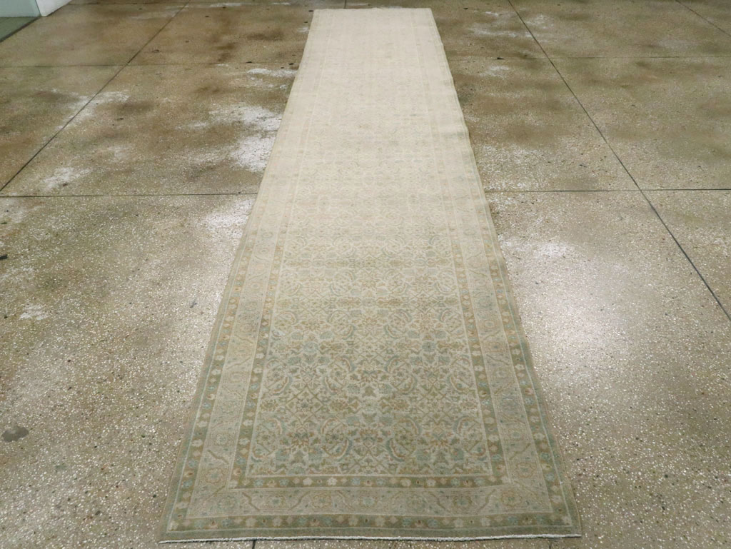 Antique Persian Tabriz Runner, No.21052 - Gsblank