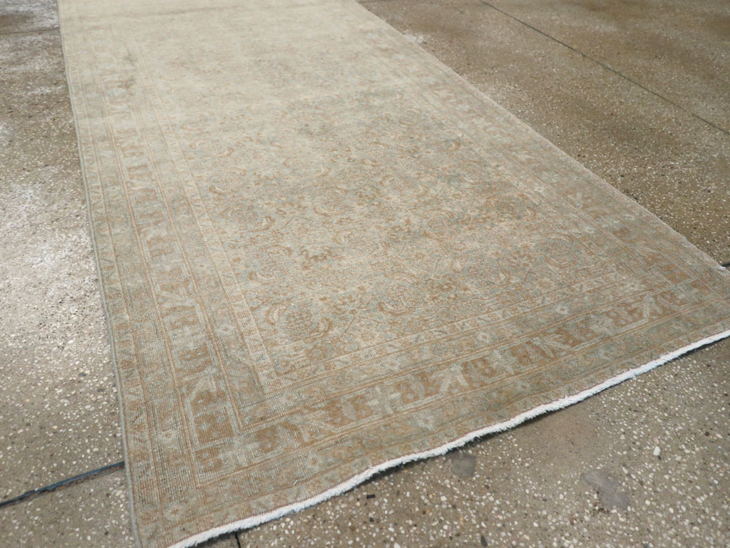 Antique Persian Tabriz Runner, No.21056 - Gsblank