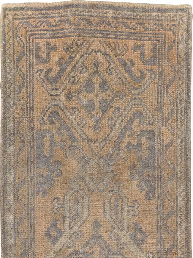 Antique Turkish Oushak Long Runner, No.21064 - Gsblank