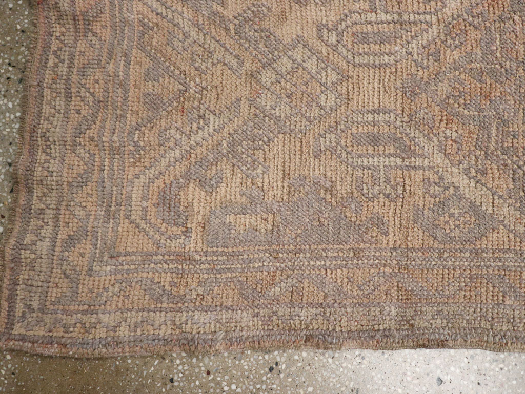 Antique Turkish Oushak Long Runner, No.21064 - Gsblank