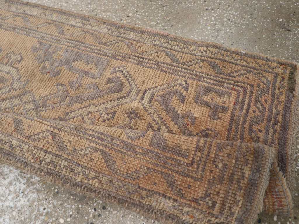 Antique Turkish Oushak Long Runner, No.21064 - Gsblank