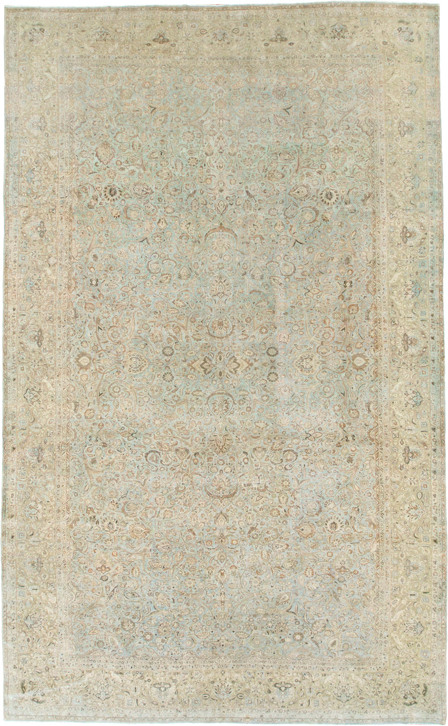 Vintage Persian Kashan Carpet, No.21075 - Gsblank