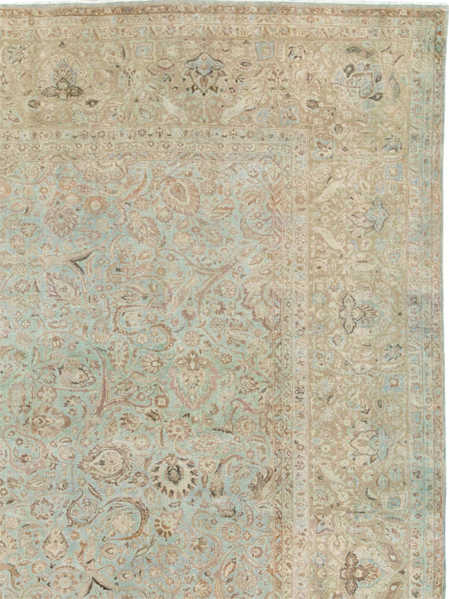 Vintage Persian Kashan Carpet, No.21075 - Gsblank