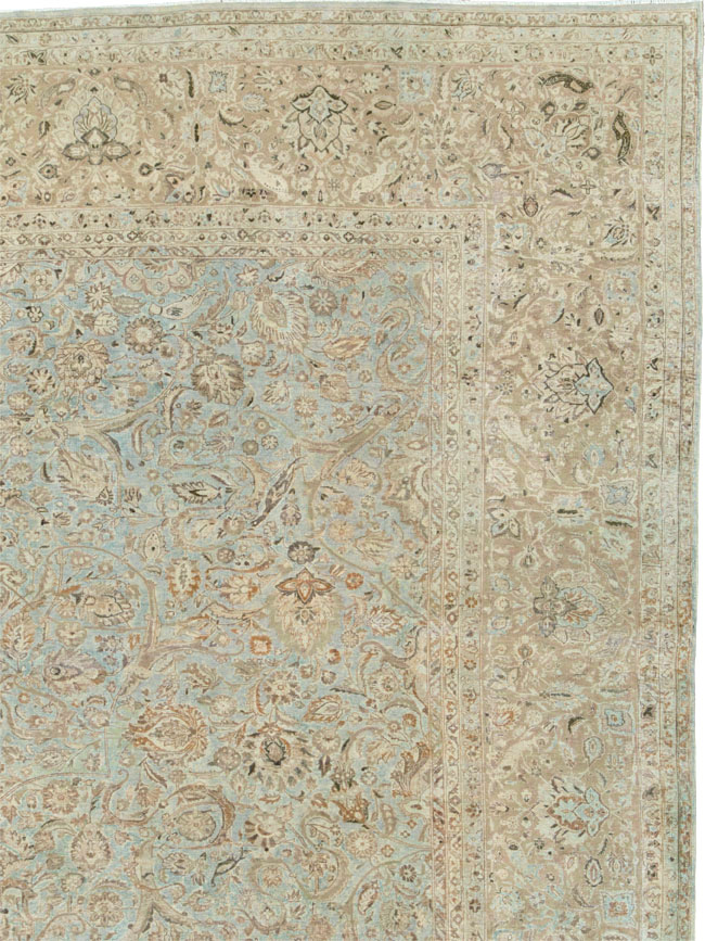 Vintage Persian Kashan Carpet, No.21075 - Gsblank