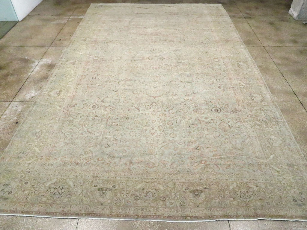 Vintage Persian Kashan Carpet, No.21075 - Gsblank