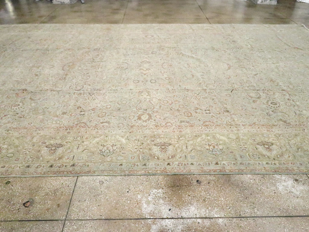 Vintage Persian Kashan Carpet, No.21075 - Gsblank