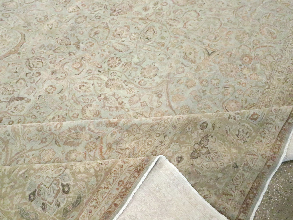 Vintage Persian Kashan Carpet, No.21075 - Gsblank