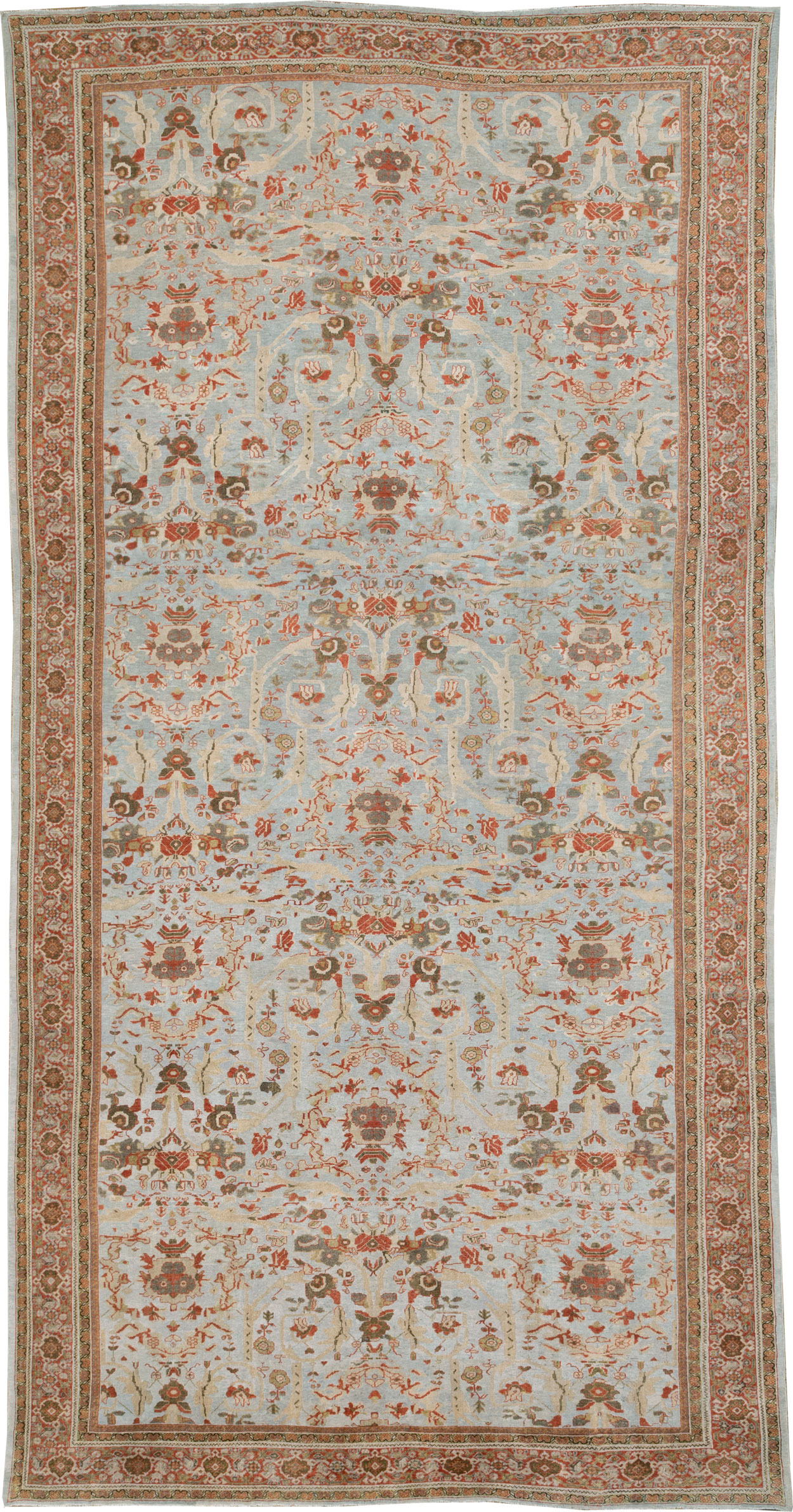 Antique Persian Mahal Carpet, No.21077 - Gsblank