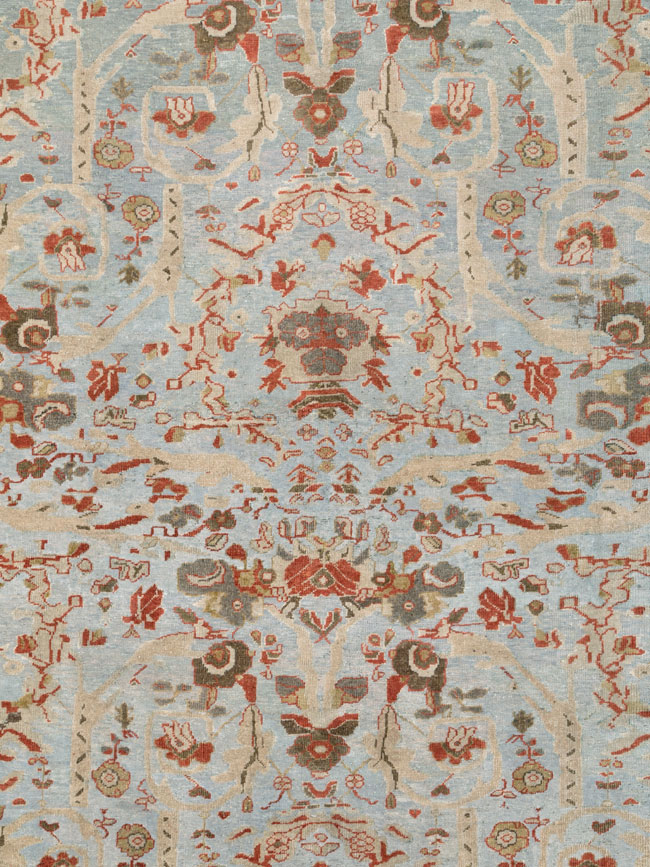 Antique Persian Mahal Carpet, No.21077 - Gsblank