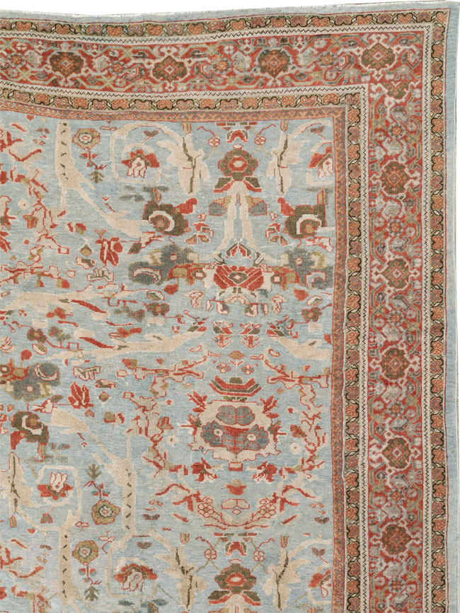 Antique Persian Mahal Carpet, No.21077 - Gsblank